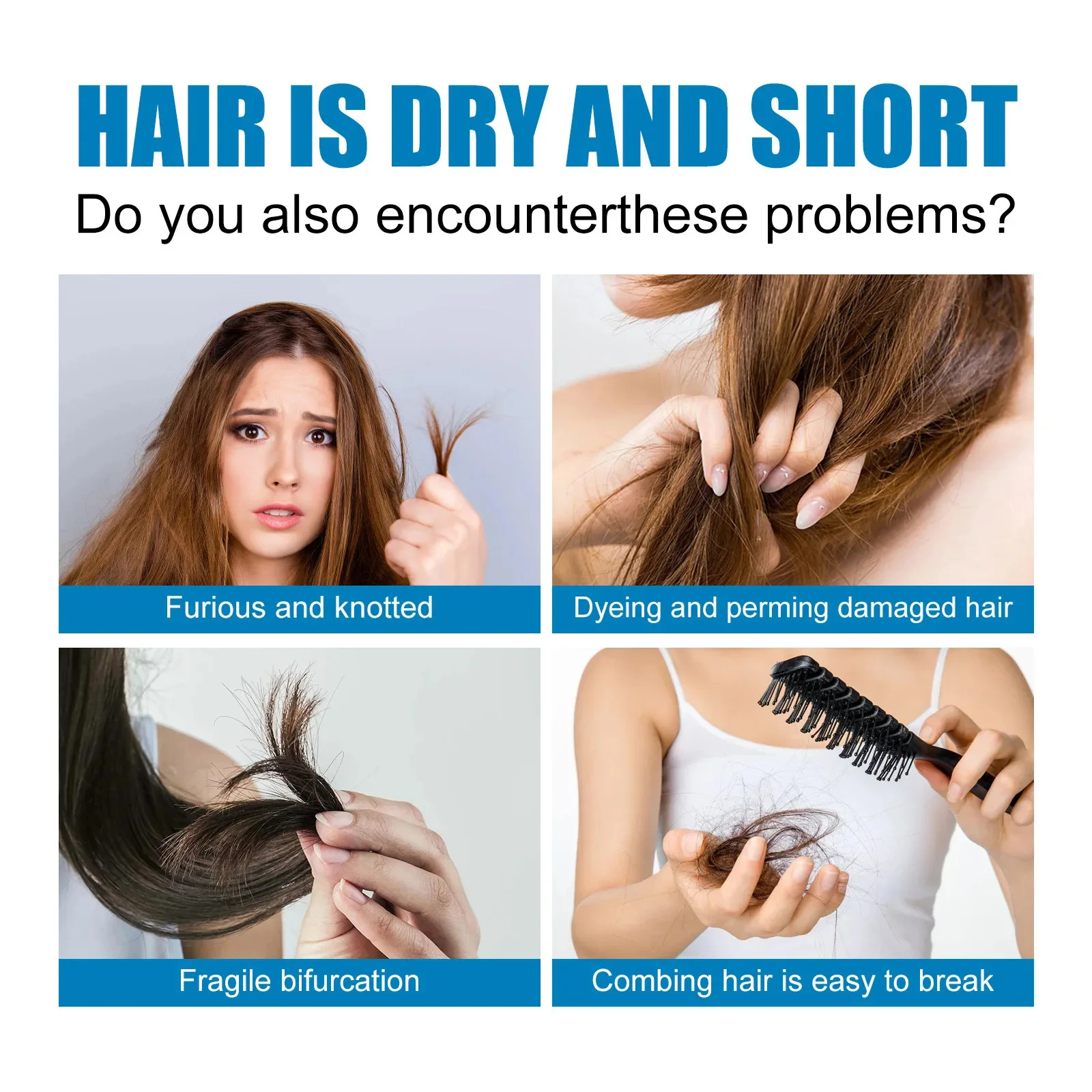 Cápsula mágica de vitamina para el cabello, aceite de queratina, restauración rápida del cabello, suave, brillante, hidratante profundo, productos para el cuidado del cabello del cuero cabelludo seco y rizado