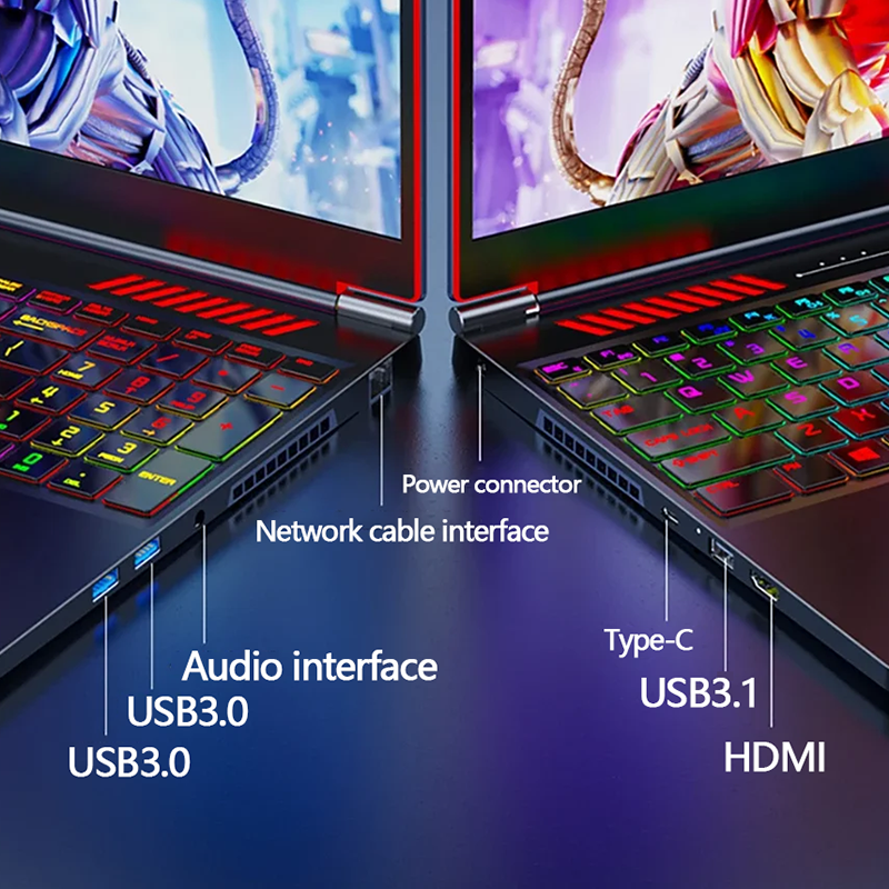 Intel Core i9-12900H 16.1 inch Gaming Laptop RTX4060 8G Win 11 64GB DDR5 4TB SSD 14 Cores 20 Threads 5.0GHz designer Notebook