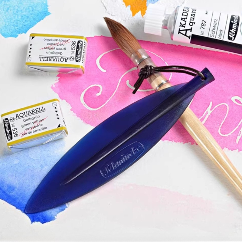 Four-sided Sealed Paper Sheet Separation Watercolor Book Special Paper Cutter Plastic Willow Leaf Knife Portable Painting Tool