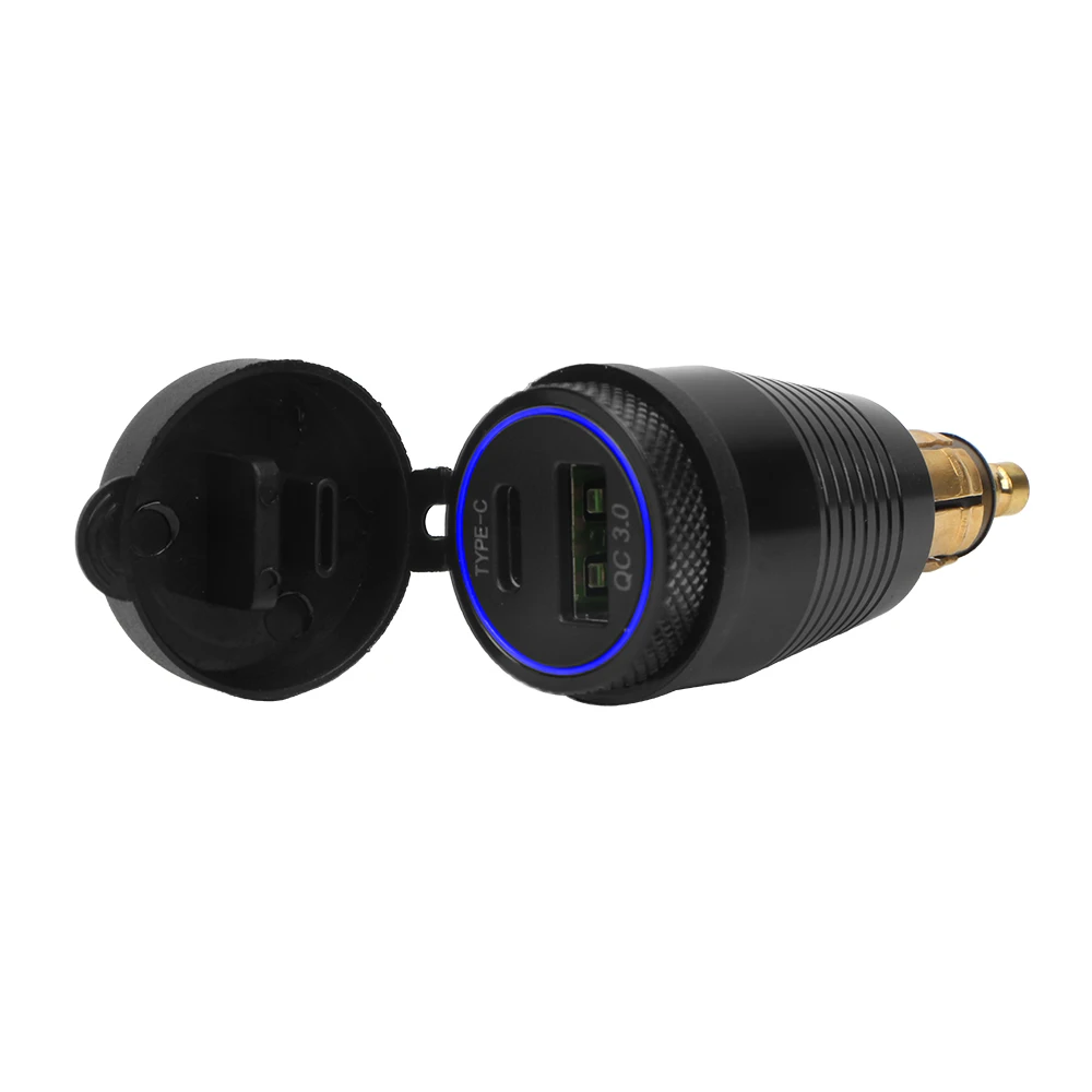 Motorfiets Snellader USB Type-C QC 3.0 Power Adapter Socket Plug Voor BMW R1100RT R1250GS Adventure R1200GS GS1200 ADV LC