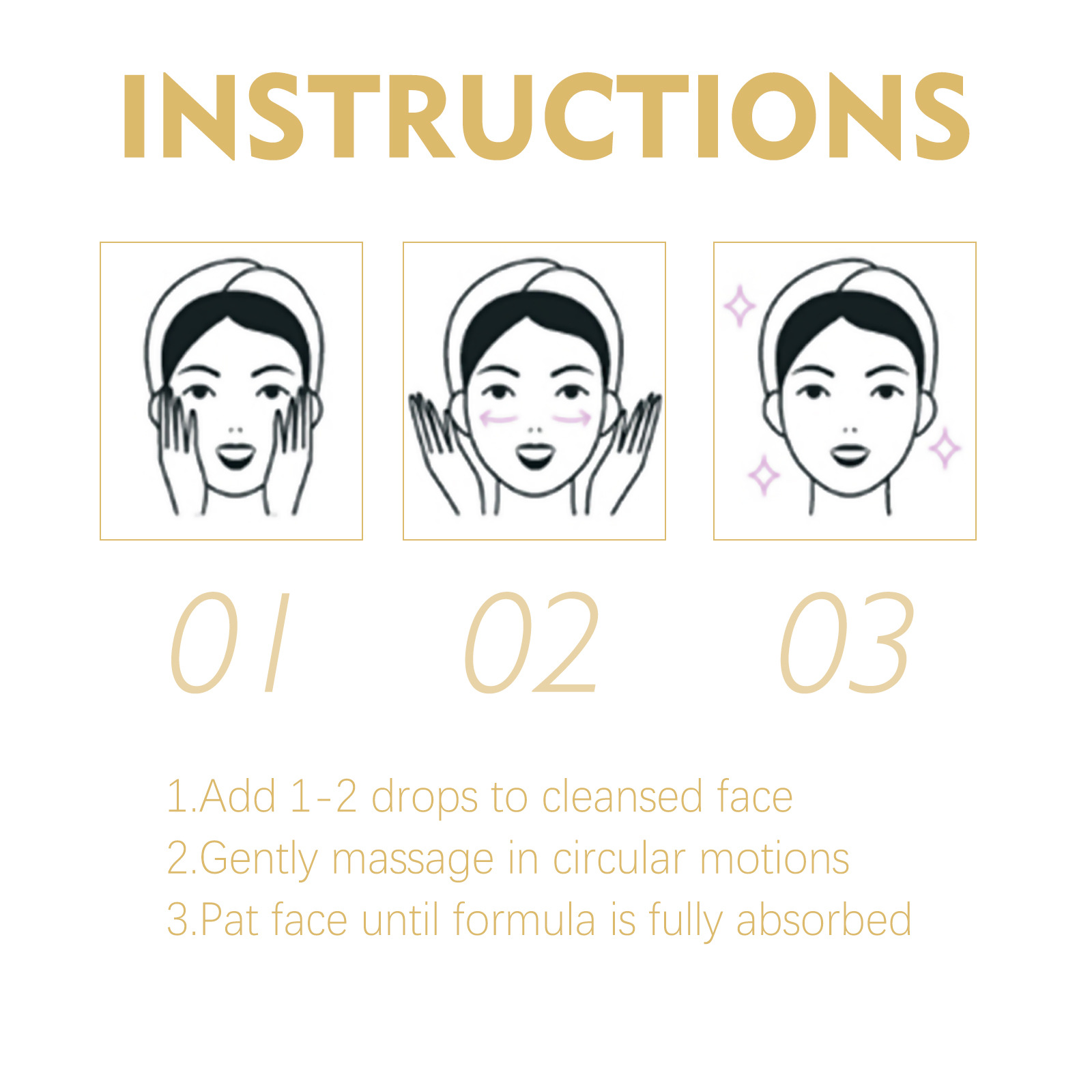 Porie Verfijning Serum voor Donkere Huid Verhelderende Rimpel Verwijdering Hydraterende Gezichtsverjonging Golden Age Anti Aging Serum 30ml