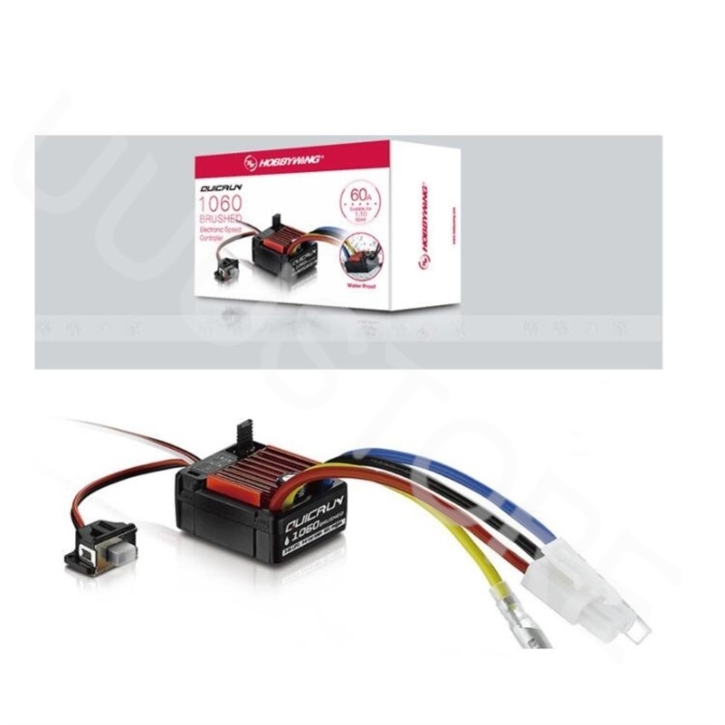 HobbyWing QuicRun 1060 60A 1625 1080 G2 80A Geborsteld Elektronische Snelheidsregelaar ESC Waterdicht Voor 1:10 SCX10 TRX4 TRX6 Redcat