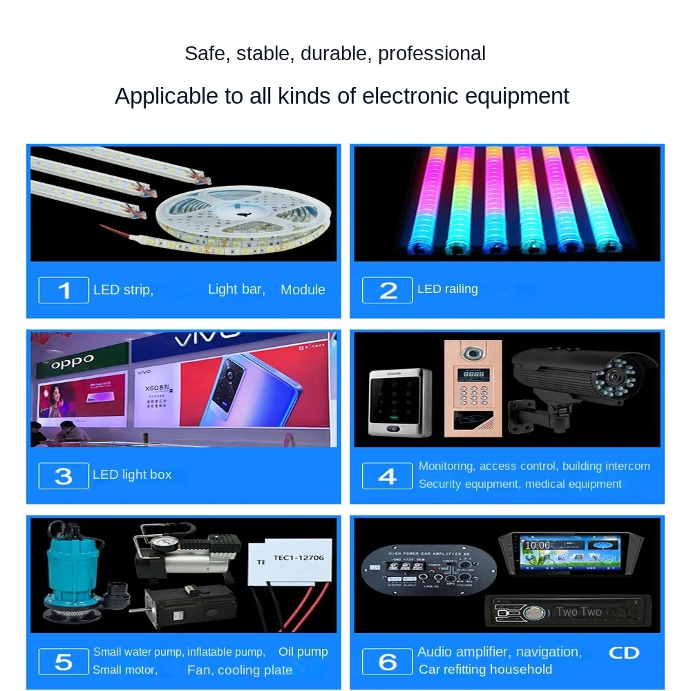 Wasserdichtes Netzteil IP67 Beleuchtungstransformator AC110V ~ 220V zu DC 12V 24V LED-Treiber 10W 20W 50W 100W 400W Außenadapter