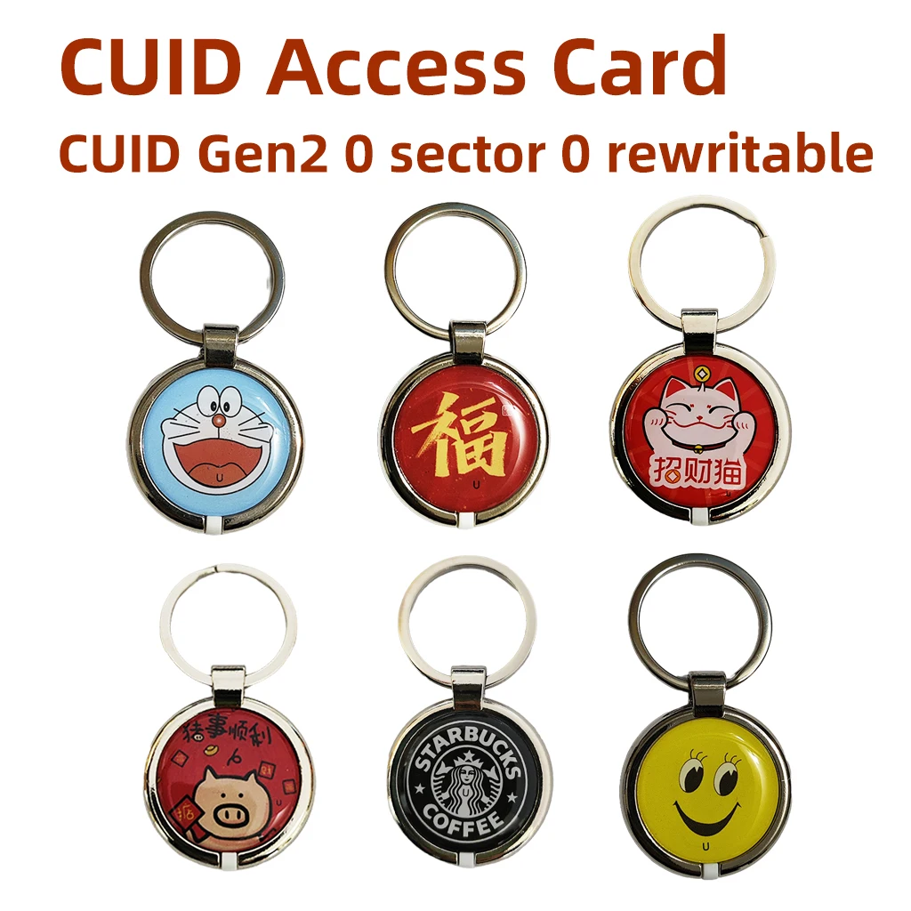 Tarjeta clave cambiable Gen2 CUID, tarjeta epoxi de 13,56 MHz, aplicación Android MCT, bloque regrabable UID, tarjeta grabable 0, tarjeta de acceso cuid