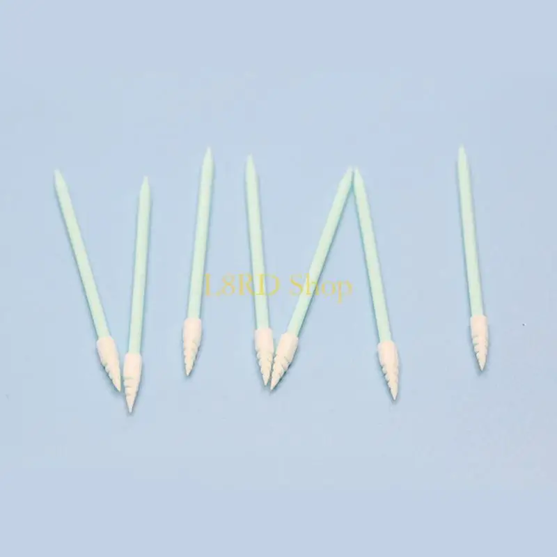 L8RD 100pcs/Pack Piccole punte appuntite PULIZIONE PULIZIONE SCABINA LINT LINT STRI PERSO PER ELETTRONICA PCB ELETTRONICI AREA