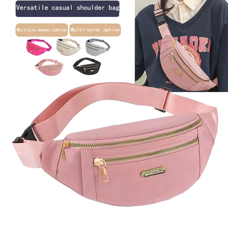 Borse in stile neutro: marsupi da uomo e da donna adatti per viaggi d'affari e turismo Materiale in nylon. Vari colori.