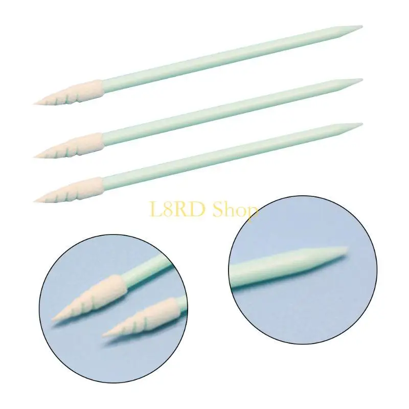L8RD 100pcs/Pack Piccole punte appuntite PULIZIONE PULIZIONE SCABINA LINT LINT STRI PERSO PER ELETTRONICA PCB ELETTRONICI AREA