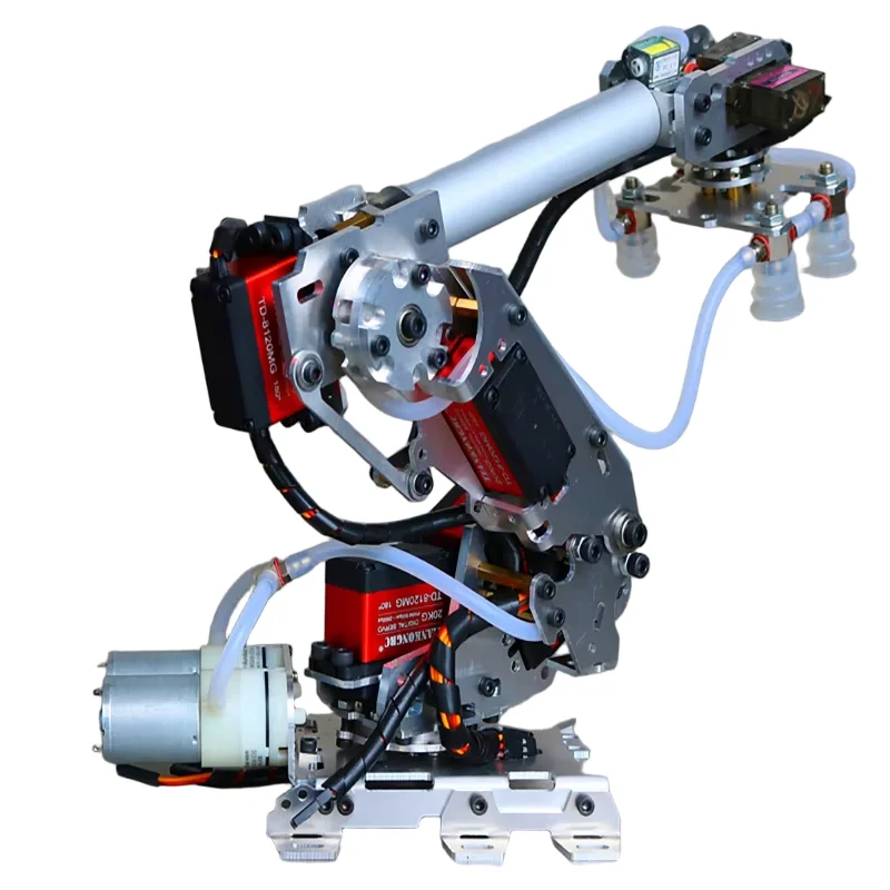 7 Dof Manipulator-Roboterarm mit großer Saugluftpumpe für Arduino Robot Multi-Dof Mindustrial Robotic Model 6-Achsen-Roboterarm