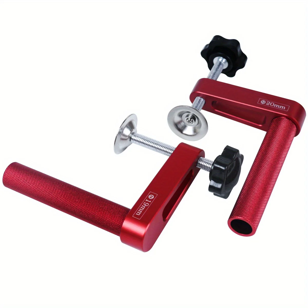 19mm / 20mm 1pc/2pcs Dog Hole Clamp Woodworking Bench Stop Bench Dog Clamp Aluminum Alloy Desktop Fixed Clip - Hold Down Clamps