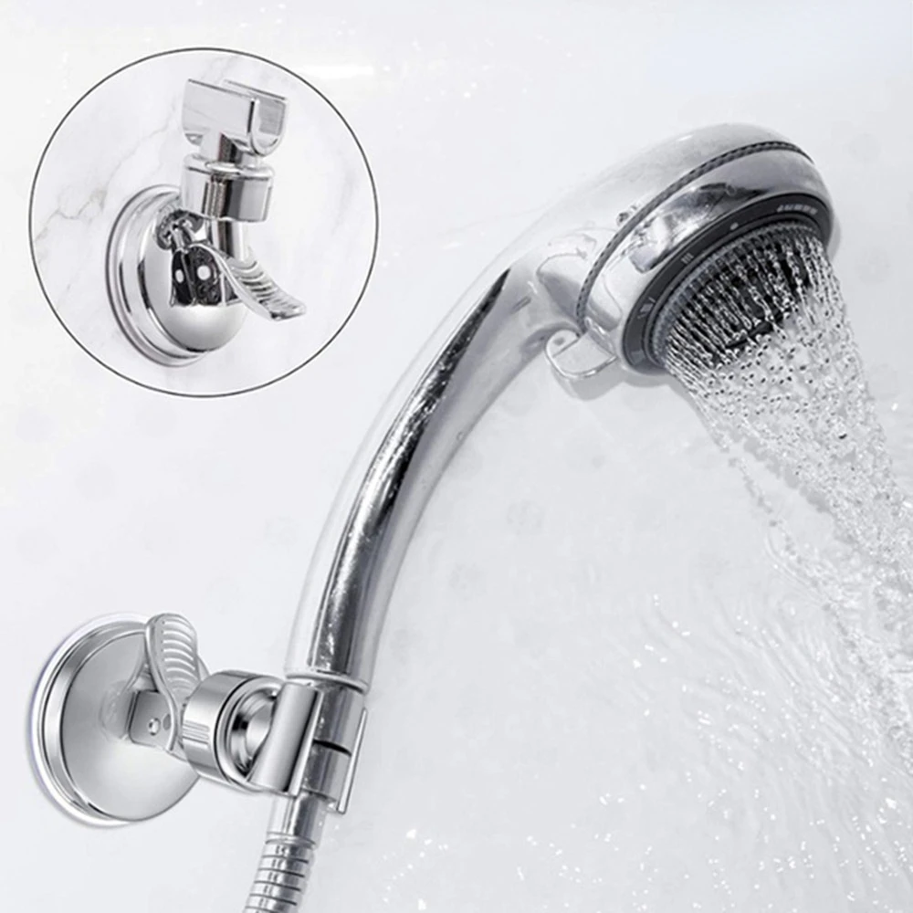 Estante de ducha ajustable tipo ventosa, soporte de dosel de loto, cabezal de ducha de mano, boquilla de baño, Base fija, limpieza de mascotas para el hogar