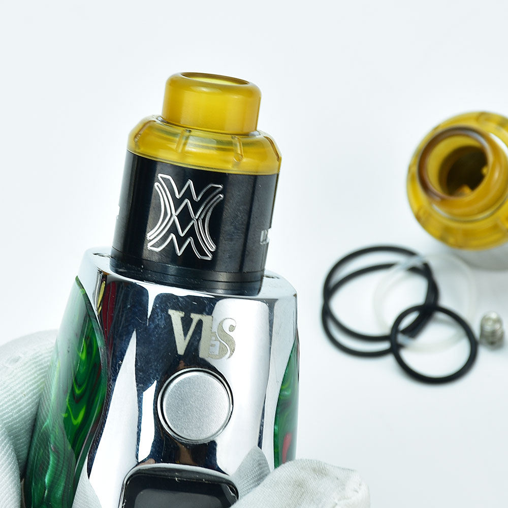 wolfcoovape rda 24mm 316ss Entrada de flujo de aire reconstruible Tanque de bobina simple/doble vs Apocalipsis GEN 2 RDA conejo muerto v3 rda