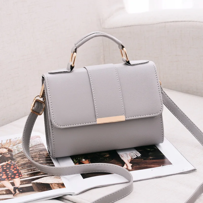 Venda quente aleta sling sacos de ombro para mulheres cor sólida crossbody saco do mensageiro bolsa feminina bolsa de couro bolso