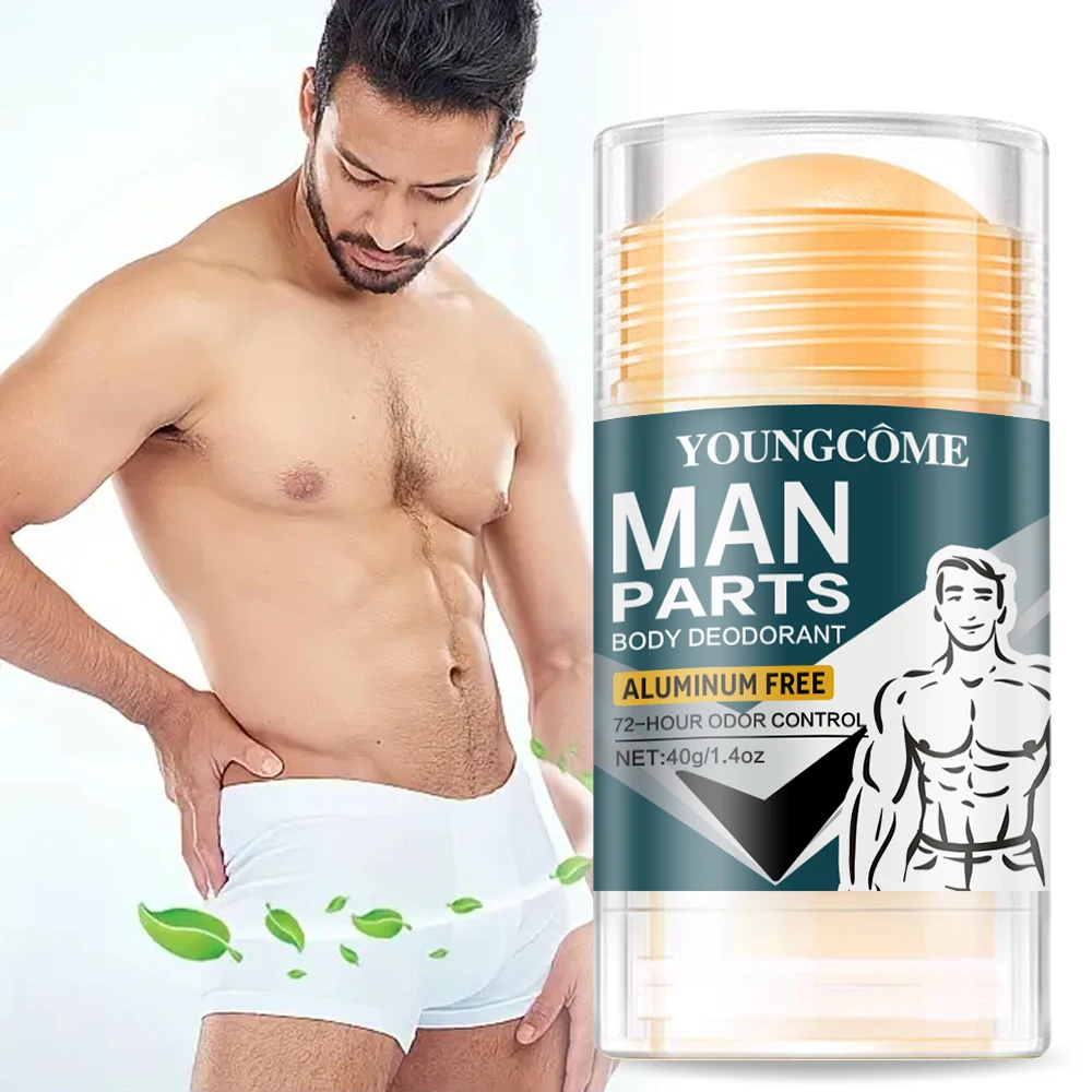 Men's Natural Deodorizing Stick Underarm Care Efficiently Eliminate Odor Refreshing Lasting Aroma Cream Underarm Odor Prevention