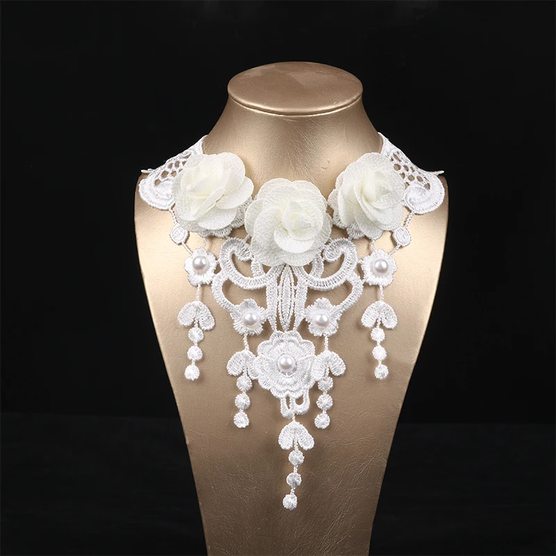 Vintag-gargantilla de encaje con tatuaje gótico clásico para mujer, colgante de cristal negro, collares con dijes, joyería Bohemia, regalo de Navidad