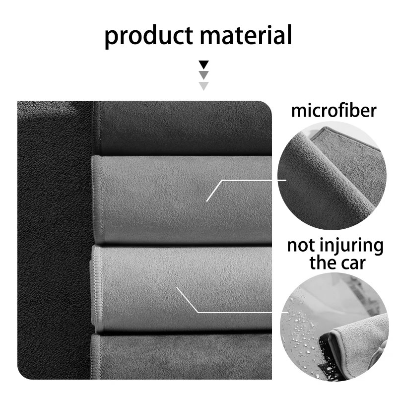 Ręcznik samochodowy z mikrofibry Akcesoria samochodowe do Volkswagen Magotan Sagitar Golf-4 5 6 7 Magotan Polaris MK7 MK6 MK5
