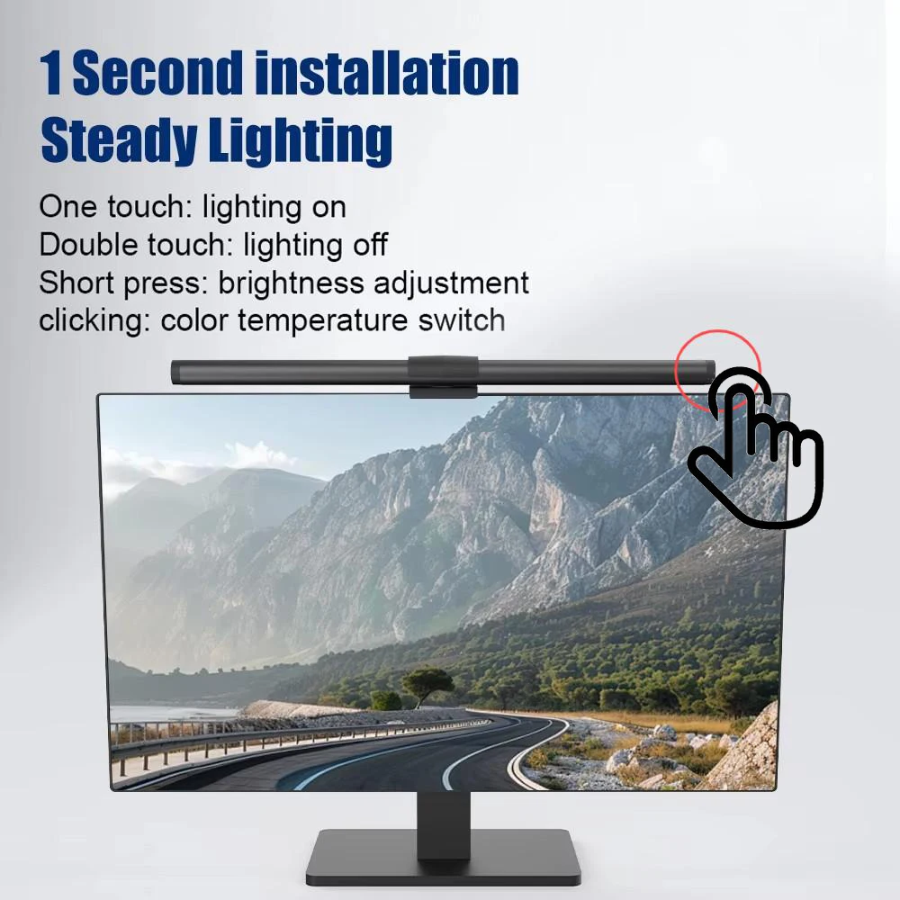 Led Computer Monitor Desk Lamp Lightbar Screen USB Light Bar For Study Reading Eyes Care Lighting Stepless Dimming Table Lights