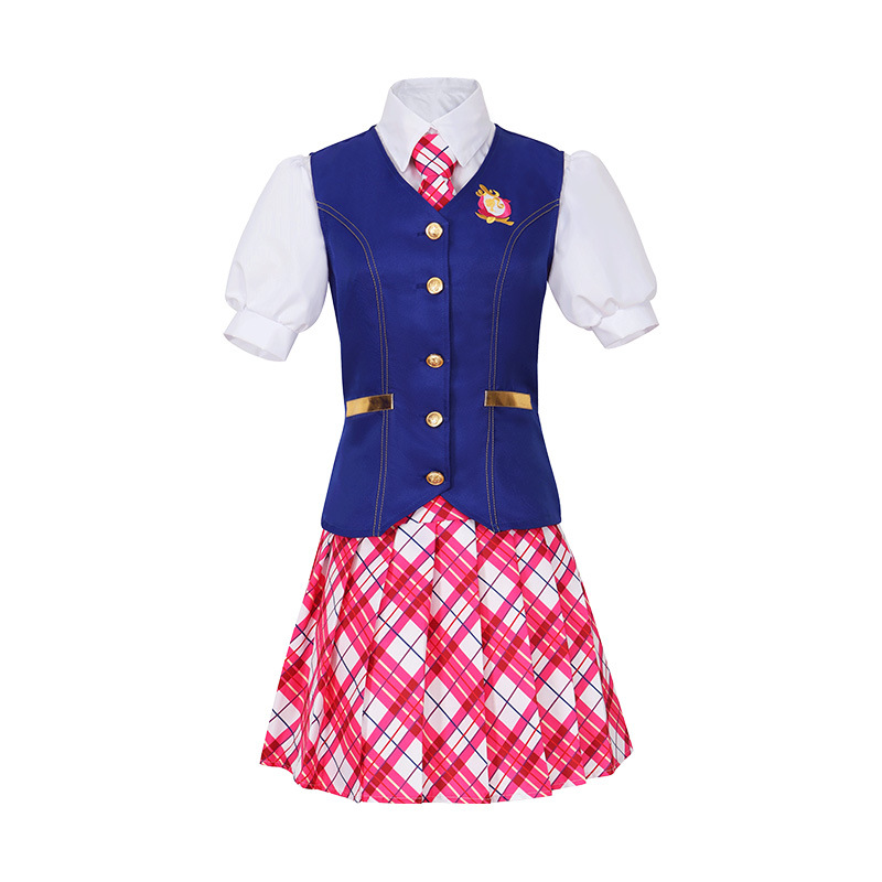 Disfraz de Barbiee de la película, vestido de princesa de Halloween, traje de la década de Wen COS, uniforme escolar para mujer, faldas superiores, fiesta de Carnaval