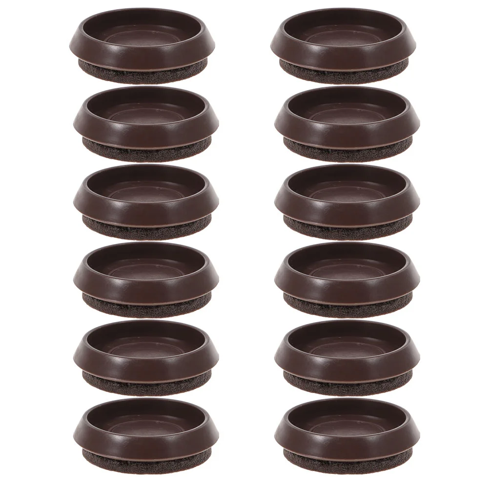 NonSlip Furniture Pads Chair Caster Cup Floor Protectors Furniture Legs Table Leg Caps Coasters Caster Cups Felt Furniture Parts