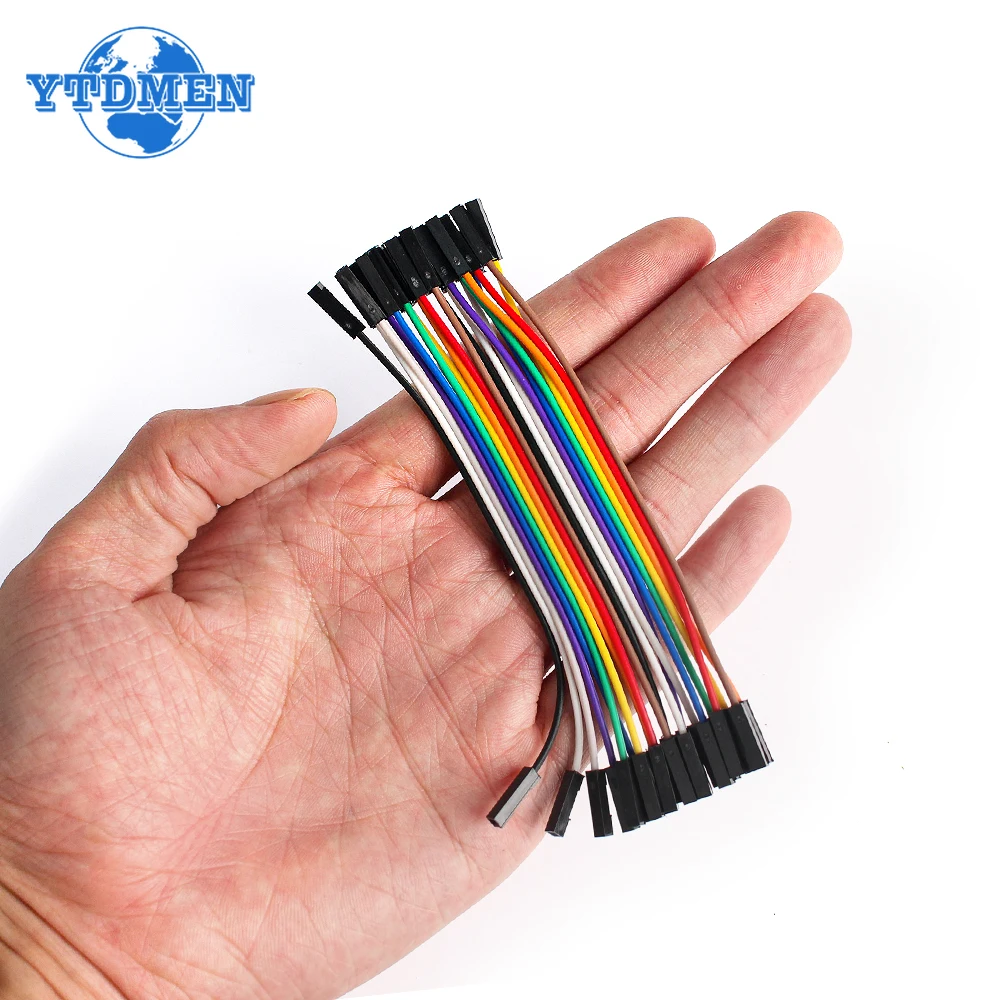 듀퐁 라인 10cm 듀퐁 케이블 Arduino 점퍼 와이어 남성-남성 여성-여성 남성-여성 20핀 DIY 전자 키트