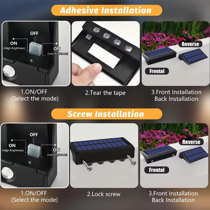 1-4 Uds colector Solar luz exterior impermeable iluminación Solar hogar jardín patio decoración luz Solar al aire libre
