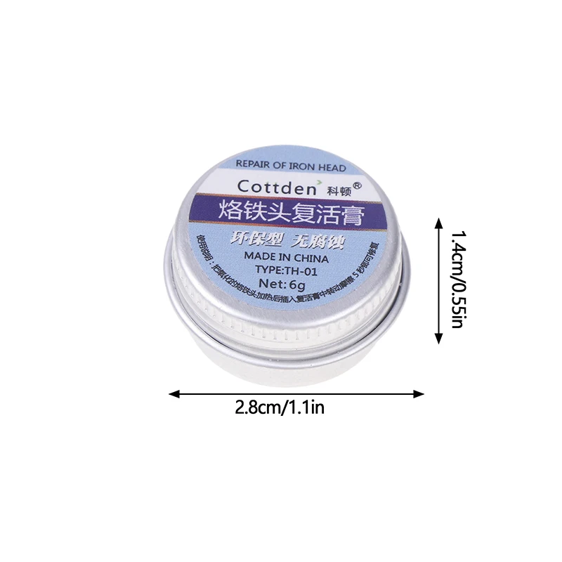 3/2/1Pcs 6g Soldering Iron Tip Tinner Activator Tip Cleaner Remover Refresher Non-stick Tin Solder Cream Clean Paste