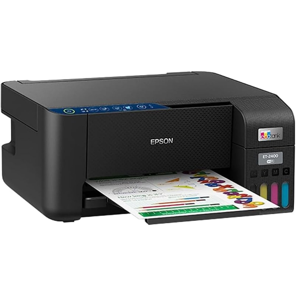 EcoTank ET-2400 Wireless Color All-in-One Cartridge-Free Supertank Printer with Scan and Copy – Easy, Everyday Home Printing