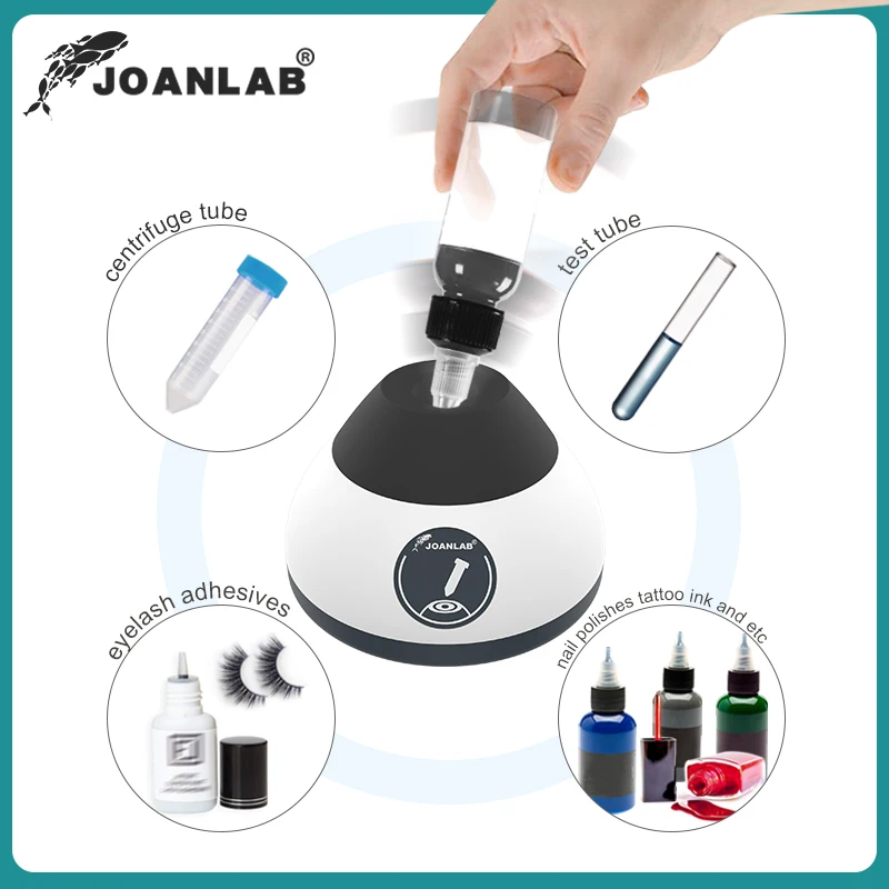 JOANLAB Mini Vortex Mixer Laboratorio Tattoo Pigmento Smalto per unghie Miscelatore di inchiostro liquido Shaker Lab 50ml 2000rpm VM-200