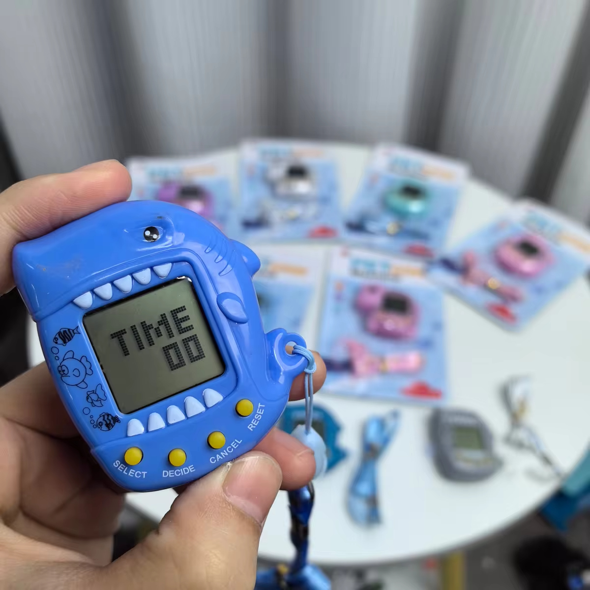 Mini Tamagotchi Virtual Transparent Electronic Pets Handheld Training Game Nostalgic 168Pets Pet Machiner Funny Toys Gifts 1Pack