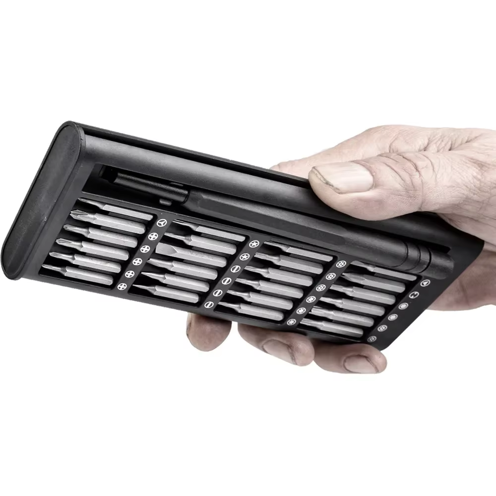 25 In 1 With 24 Piece Magnetic Precision Screwdriver Set Mini Pocket Screwdriver Set, Small Repair Set For Mobile Phone/PC/Came