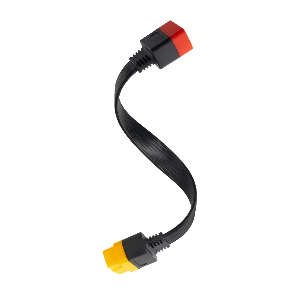16 pinos macho para 16 pinos fêmea obd 2 obd ii conector de extensão para cabo de extensão de diagnóstico automático 14 polegadas