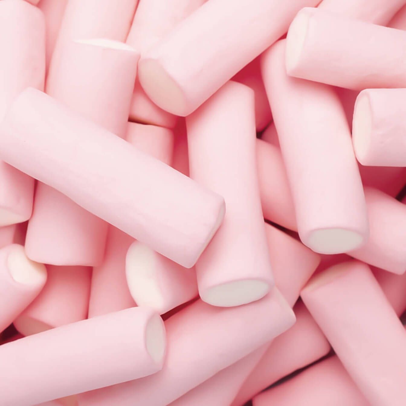 Saco Vidal Pink Clouds, 125 unidades cada dulcinubos rosa, sem gordura, sabor original