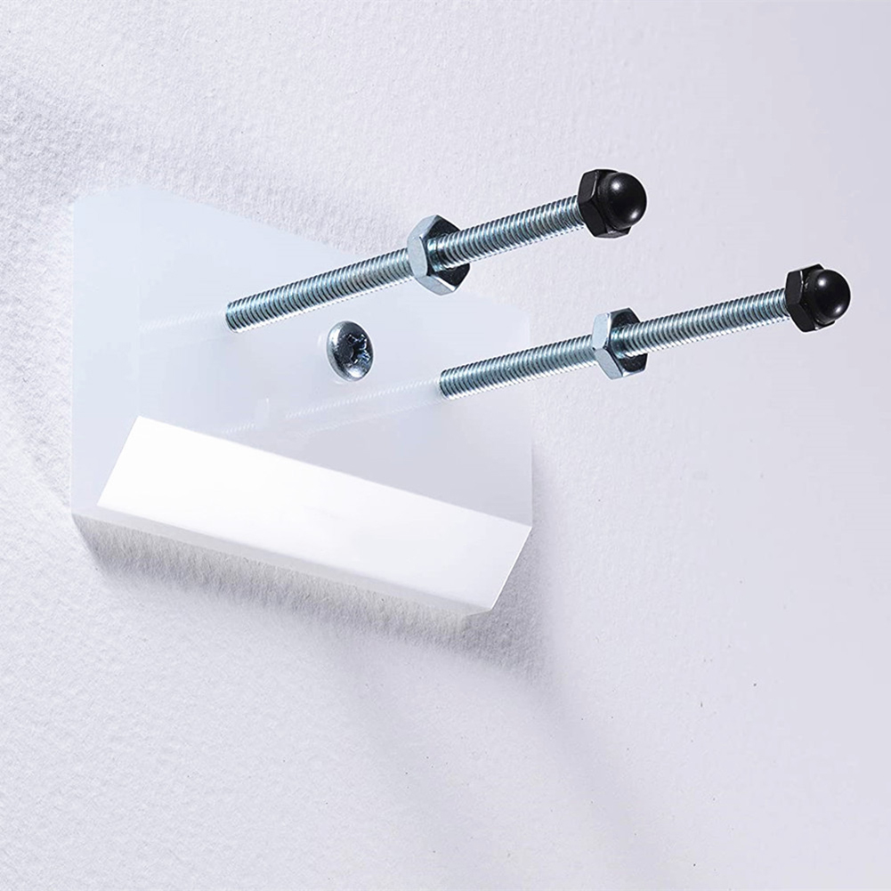 Skateboard Wall Hanger Wall Mount Skateboard Display Rack Clear Skateboard Storage Holder Rack Acrylic for Skateboard Lovers