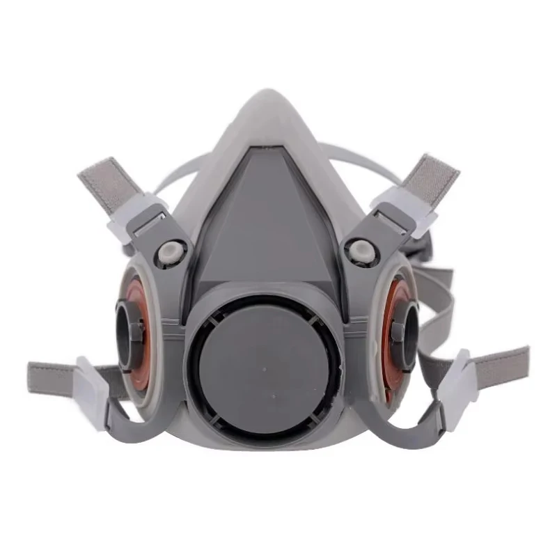 Gas Mask 6200 Set Vehicle Painting Spray with Cartridge Box 6001/6002 Orgainc Acid Vapors 5N11 Filters Dust-proof Mining