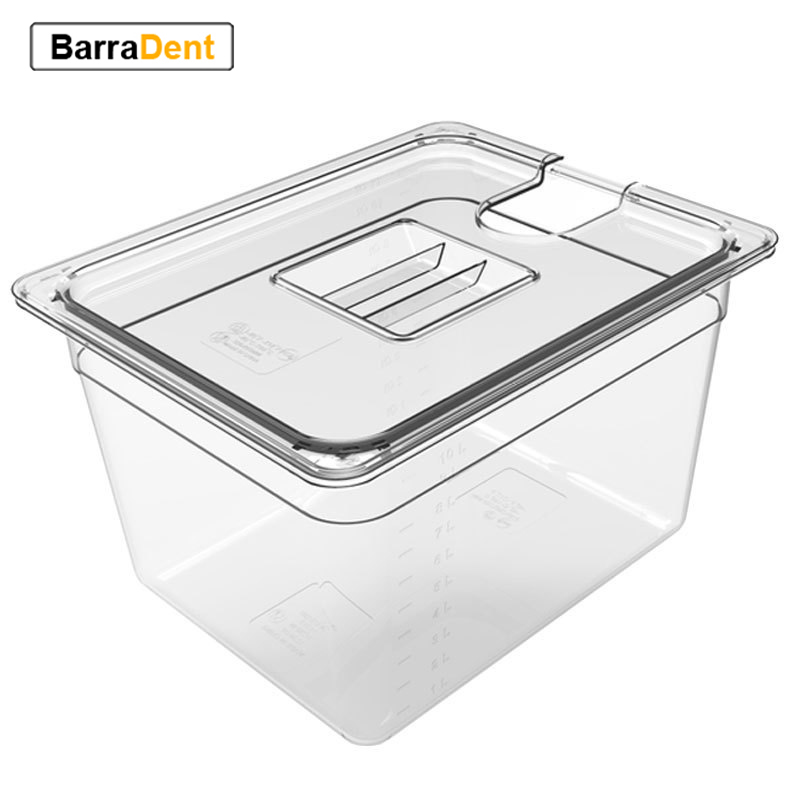 Sous Vide Fornuiscontainer Met twee Maten 6L of 11L Voor Dompelcirculatiepompen Sous-Vide Machine Food Grade PC Materiaal