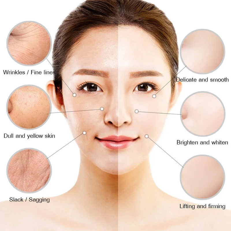 Juego facial Original para eliminar arrugas, suero reafirmante antienvejecimiento que se desvanece, líneas finas, palo para ojos, mejora la hinchazón, cuidado de la piel coreano