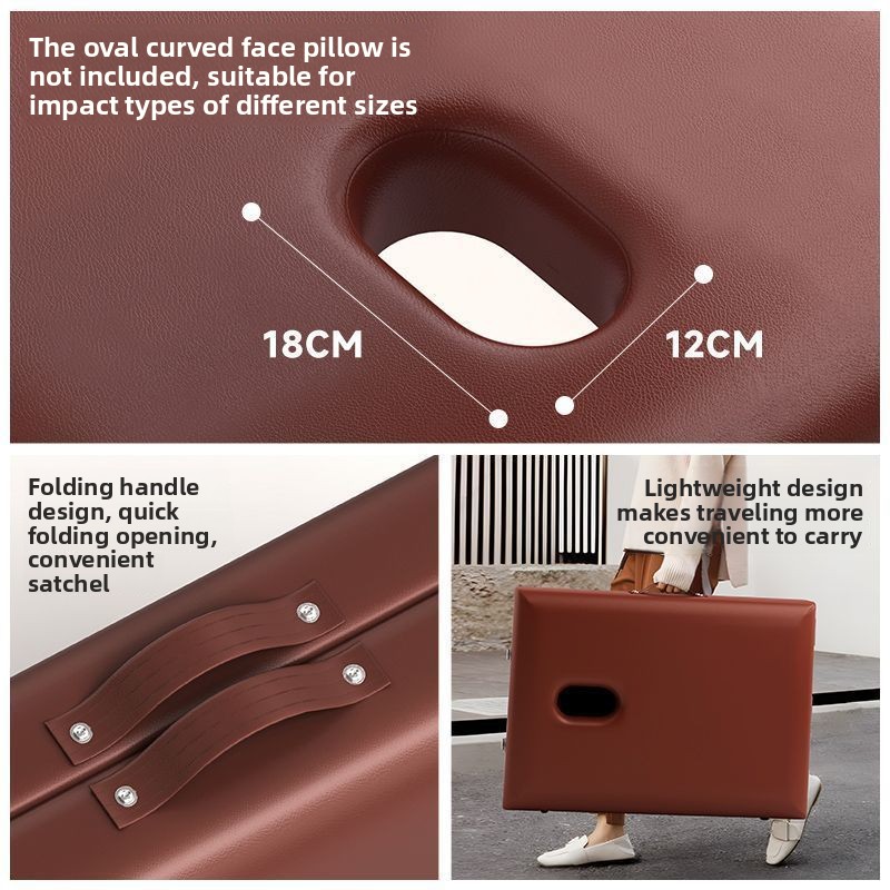 Folding Beauty Bed Observation Physiotherapy Bed Portable Massage Bed