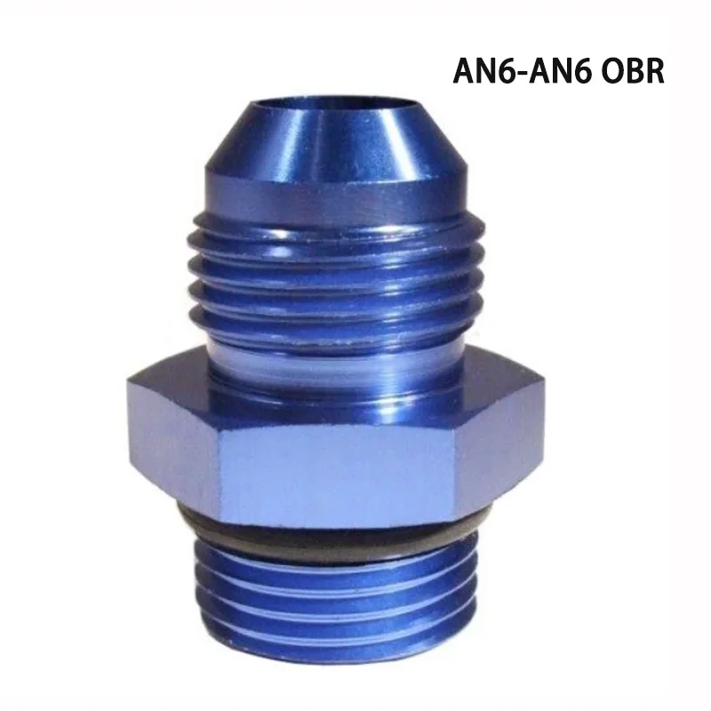 AN -6 (AN6 AN 06) AN8 AN10 AN12 a ORB-6 (9/16" UNF) 6AN 8AN 10AN 12AN Adaptador de junta tórica Boss