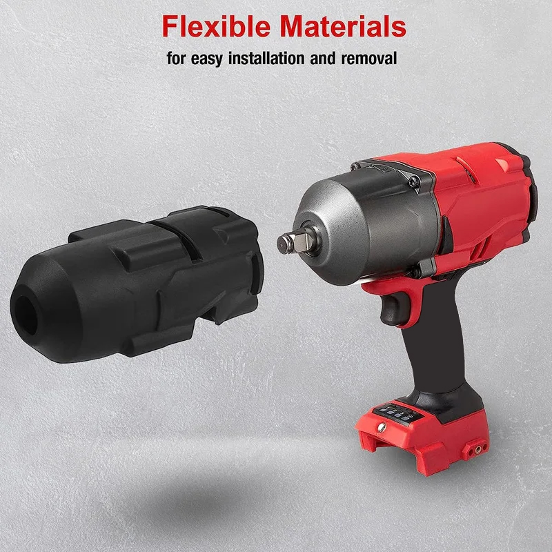 Impact Wrench Protective Boot for Milwaukee 1/2inch High Torque Impact 2767-20 2863-20 Prevent Wear Power Tools Accessories
