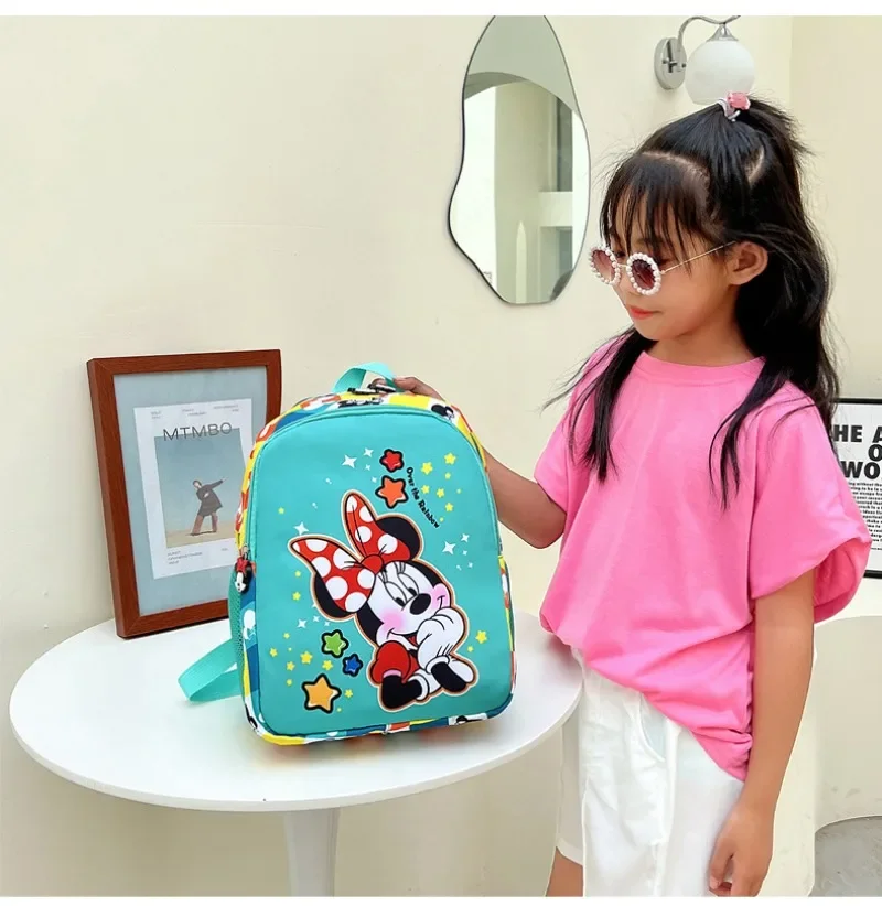 Disneys neuer Mickey und Minnie Kinderrucksack, multifunktionale Cartoon-Kindergarten-Schultasche
