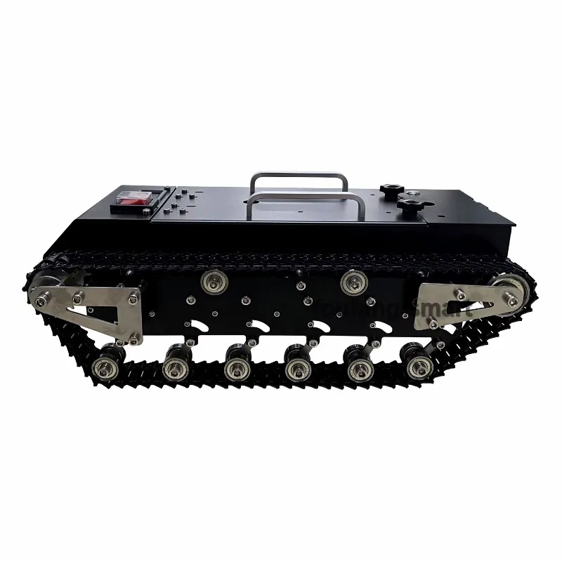 30kg Load RC Tank Chassis Metal Track 12V DC Motor Shock Absorption Tank for STM32 Robot Kit to FS Handle Programmable Robot Car