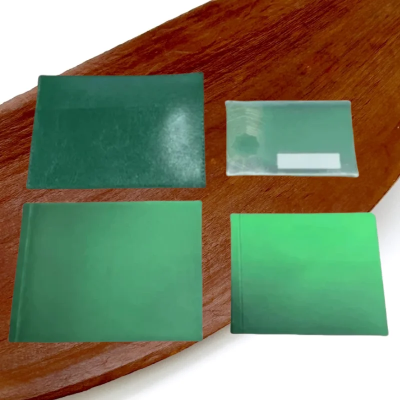 Personalizado melhor moda verde segurança garantie nfc cartão de garantia anti-cirrurgia fluorescente verde branco etiqueta presente série relógio