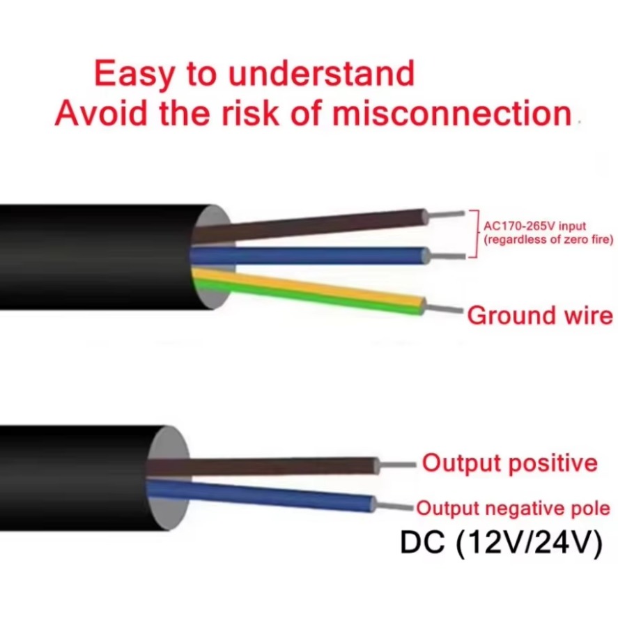 照明トランス防水電源 IP67 IP68 AC220V に DC 12V 24V LED ドライバ 100 ワット 200 ワット 300 ワット 400 ワット 500 ワット屋外アダプタ