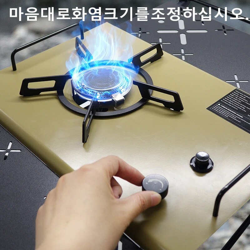 WESTTUNE Camping IGT Stove 4000W High Power Gas Stove Folding Portable Gas Burner Compatible with IGT Table for Outdoor Cooking