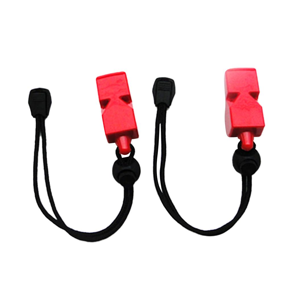 2-teilige Notfall-Überlebenspfeifen zum Tauchen, Wassersport