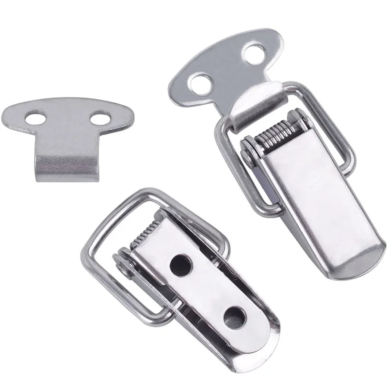 6/12PCS Toggle Latches Federbelastete Clamp Clip Fall Box Latch Catch Toggle Spannung Lock Hebel Verschluss Verschlüsse kiste Lock Snap