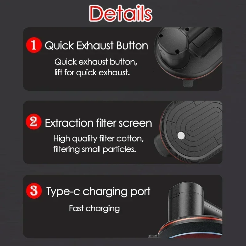 Ventouse Sous Vide Électrique de Qualité Industrielle pour Carreaux de Granit, Pierre de Verre, Batterie 300 mAh, Charge de 4000Kg
