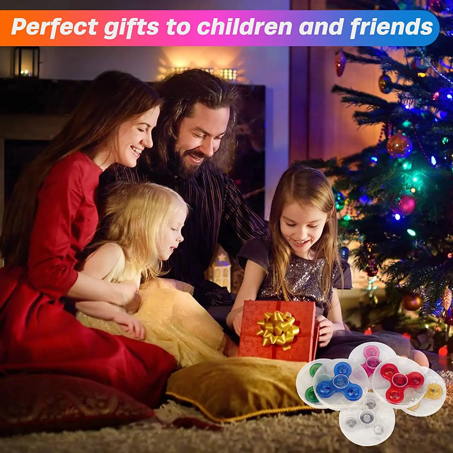 LED Light Up Fidget Spinner Luminous Finger ของเล่น Hand Spinner ลดความเครียดและความวิตกกังวลบรรเทา Party Favors สําหรับเด็กผู้ใหญ่
