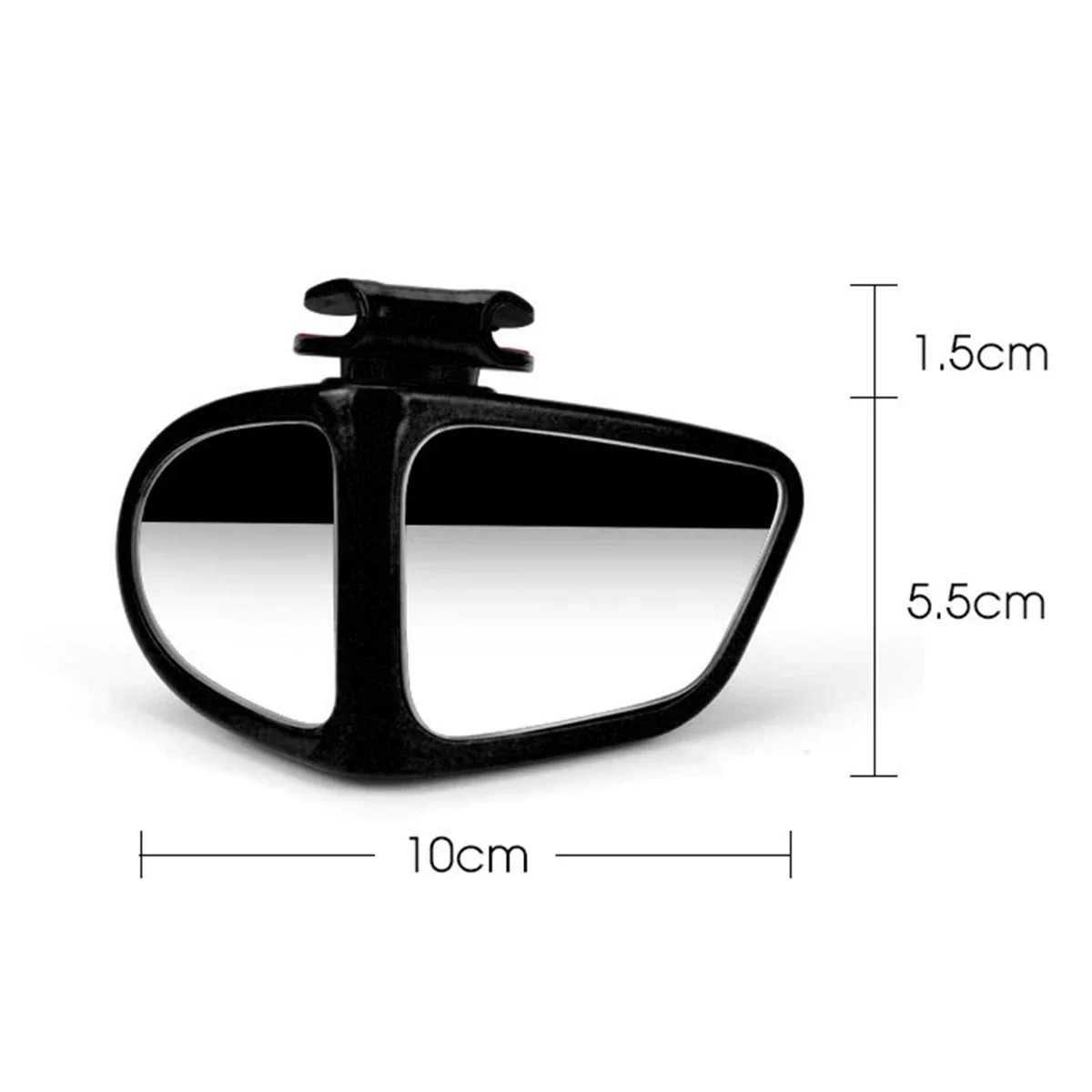車のバックミラー 360 2 個 °   ブラインドスポットミラー調整可能な回転可能な凸面広角クリアバックミラー安全ミラーアクセサリー