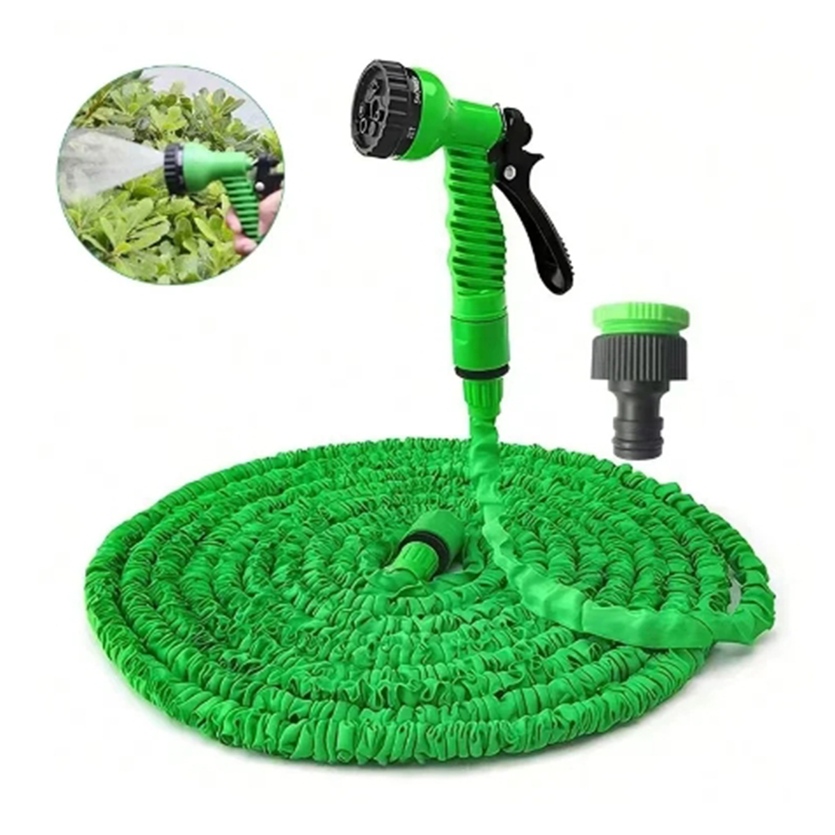 25FT-200FT สวนท่อขยาย Magic ท่อน้ําในครัวเรือนสวนรดน้ําทุกวันเครื่องมือแรงดันสูงรถล้างน้ําปืน