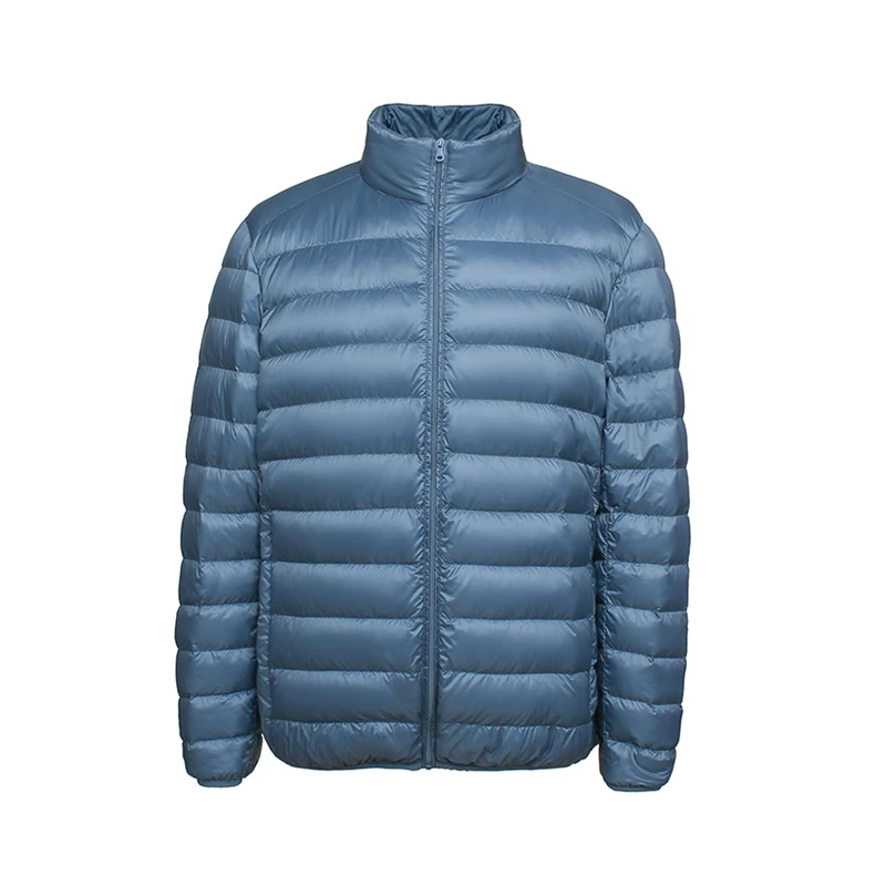 NewBang-Chaqueta de plumón de pato blanco para hombre, chaqueta ultraligera, cortavientos, chaqueta de plumas, abrigo ligero y portátil